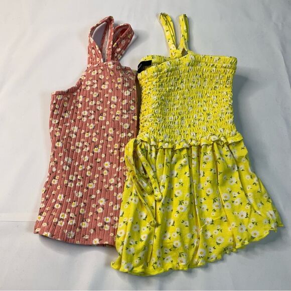 FOREVER 21 Smoked Floral Spaghetti Tank Top 2Pcs - Picture 1 of 11